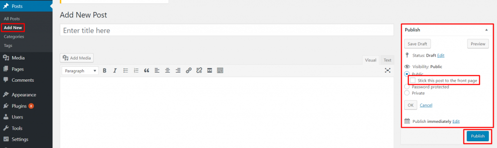 How to Make Sticky Post in WordPress Website in Gutenberg Editor?