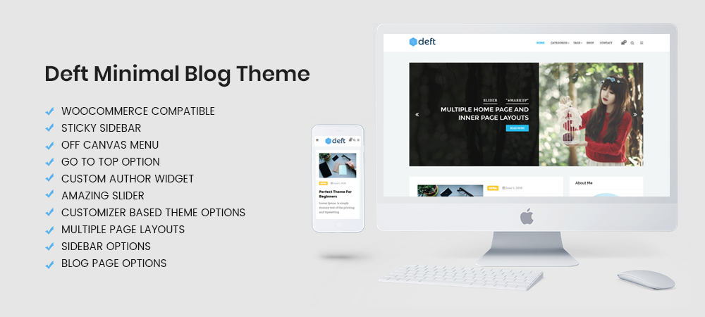 Free WordPress Theme Deft